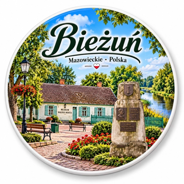 Magnes turystyczny Bieżun, Mazowieckie