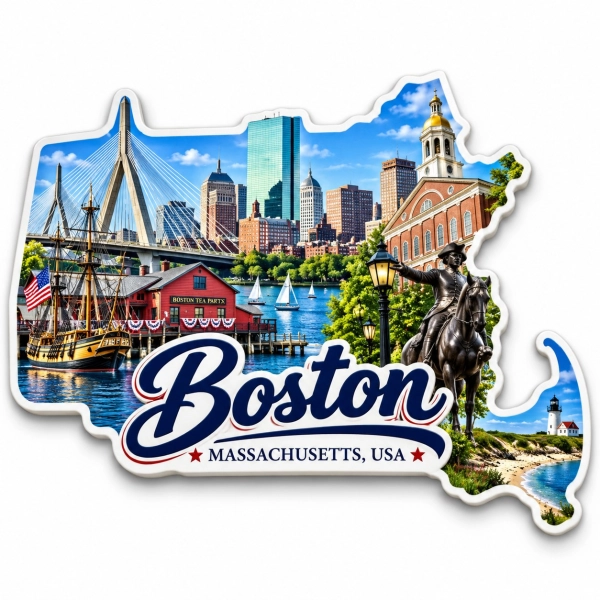 Magnes pamiątkowy Boston
