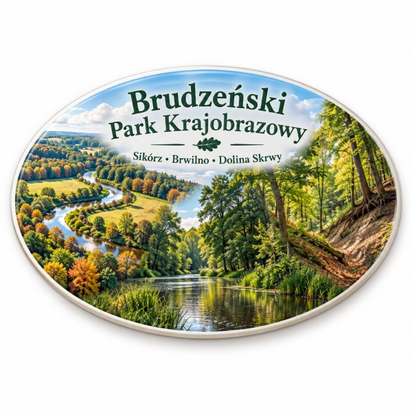 Magnes pamiątkowy Brudzeński Park Krajobrazowy