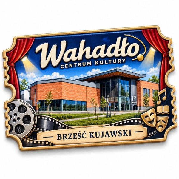 Magnes pamiątkowy Brzeskie Centrum Kultury i Historii Wahadło