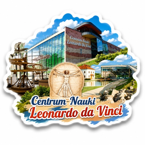 Magnes pamiątkowy Centrum Nauki Leonardo da Vinci