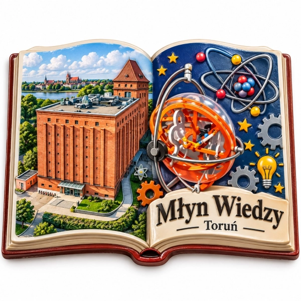 Magnes z motywem Centrum Nowoczesności Młyn Wiedzy