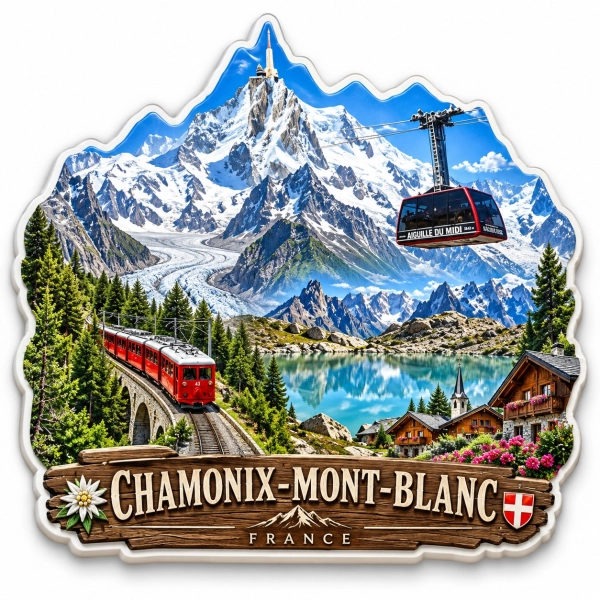 Magnes pamiątkowy Chamonix-Mont-Blanc
