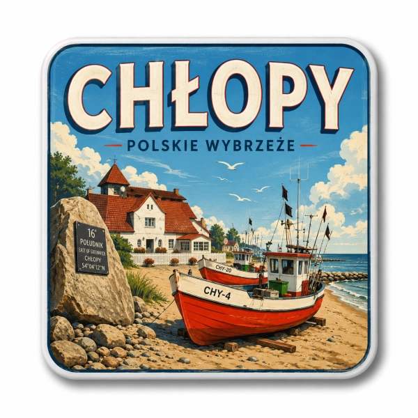Magnes pamiątkowy Chłopy