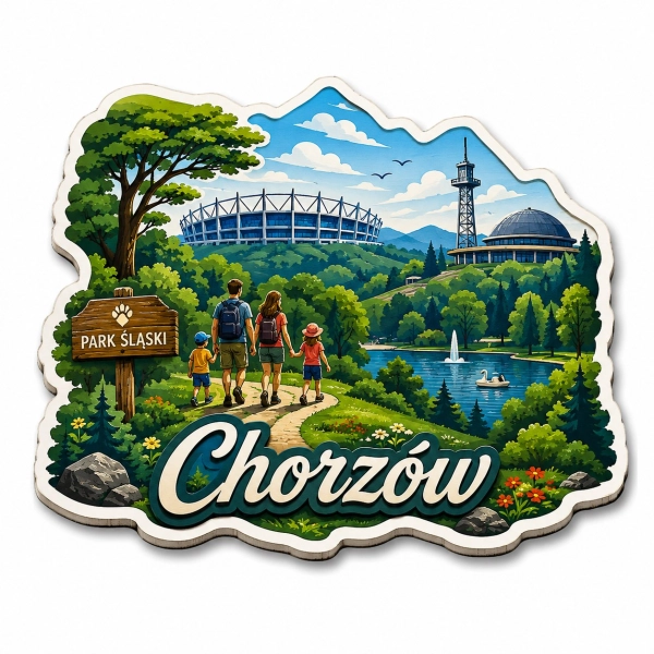 Magnes pamiątkowy Park Śląski Chorzów