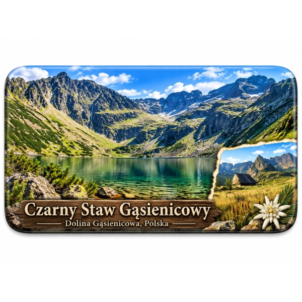 Magnes pamiątkowy Czarny Staw Gąsienicowy