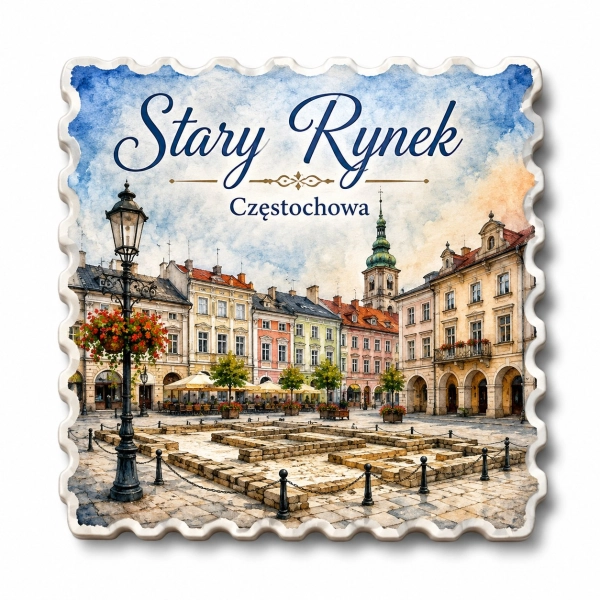 Magnes pamiątkowy Częstochowa