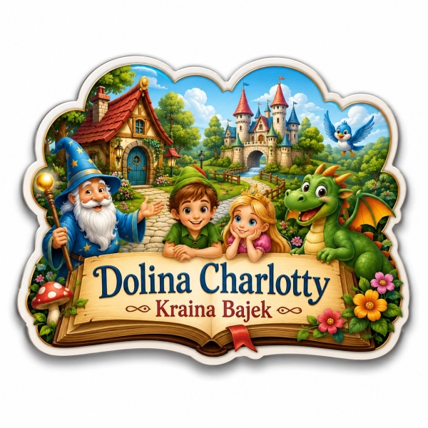 Magnes pamiątkowy Dolina Charlotty