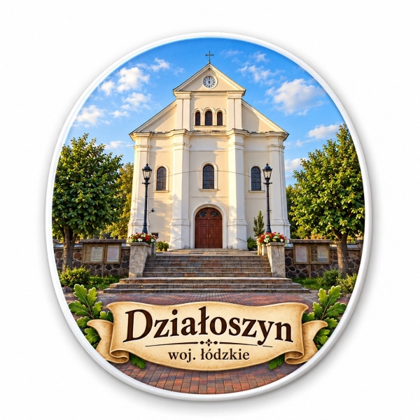 Magnes pamiątkowy Działoszyn