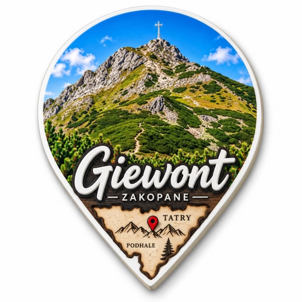 Magnes pamiątkowy Giewont