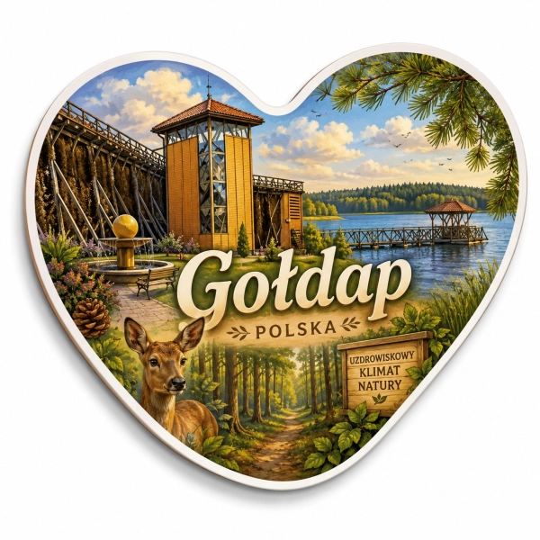 Magnes pamiątkowy Gołdap