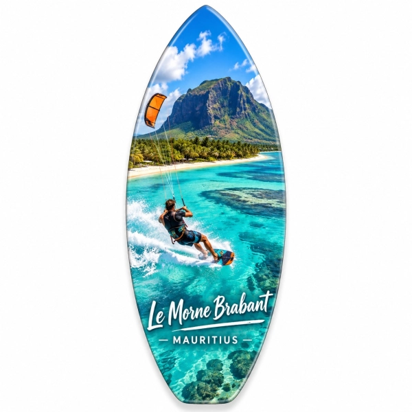Magnes Le Morne Brabant z motywem kitesurfingu