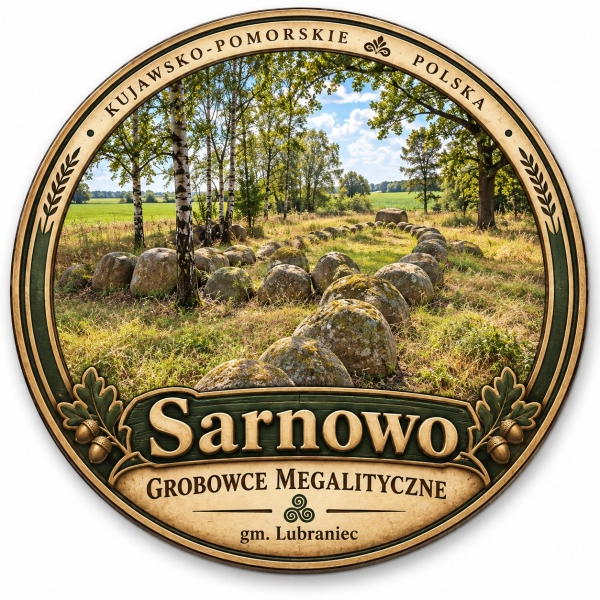 Magnes pamiątkowy Grobowce megalityczne w Sarnowie