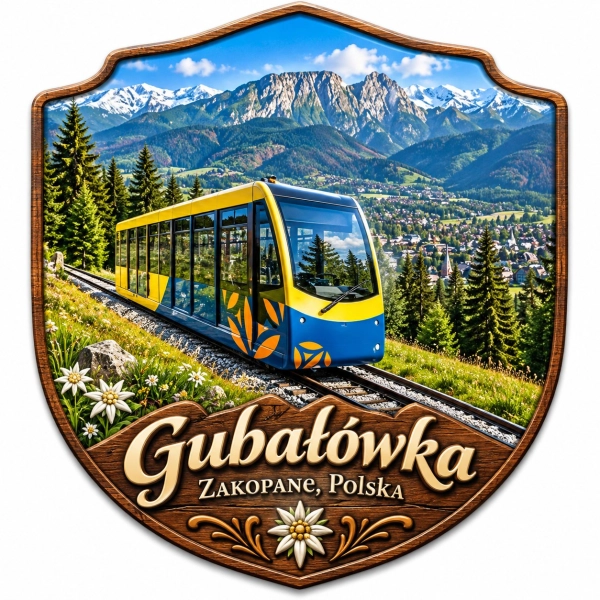 Magnes pamiątkowy Gubałówka