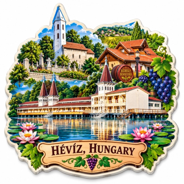 Magnes pamiątkowy Hévíz, Węgry