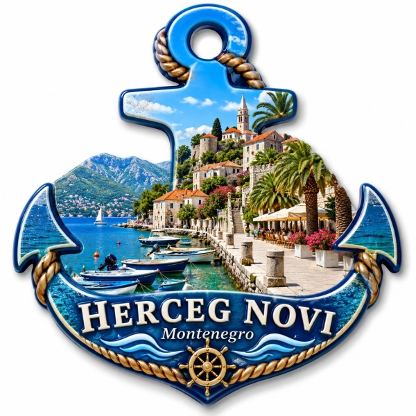 Magnes pamiątkowy Herceg Novi, Czarnogóra