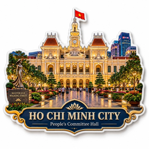 Magnes pamiątkowy Ho Chi Minh