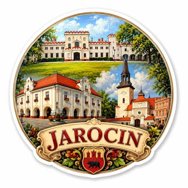 Magnes pamiątkowy Jarocin