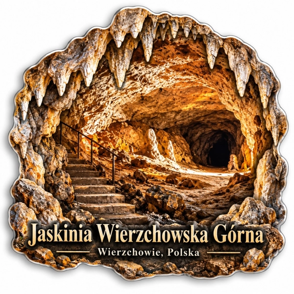 Magnes pamiątkowy Jaskinia Wierzchowska Górna
