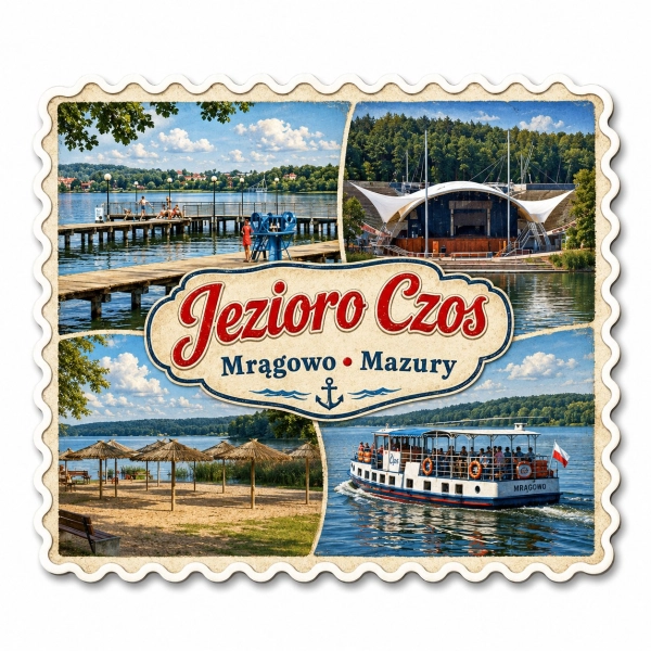 Magnes pamiątkowy Jezioro Czos