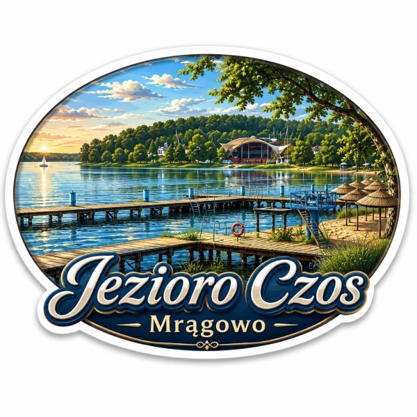 Magnes pamiątkowy Jezioro Czos