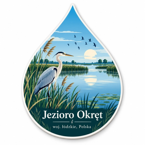 Magnes pamiątkowy Jezioro Okręt