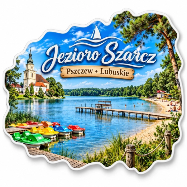 Magnes pamiątkowy Jeziora Szarcz
