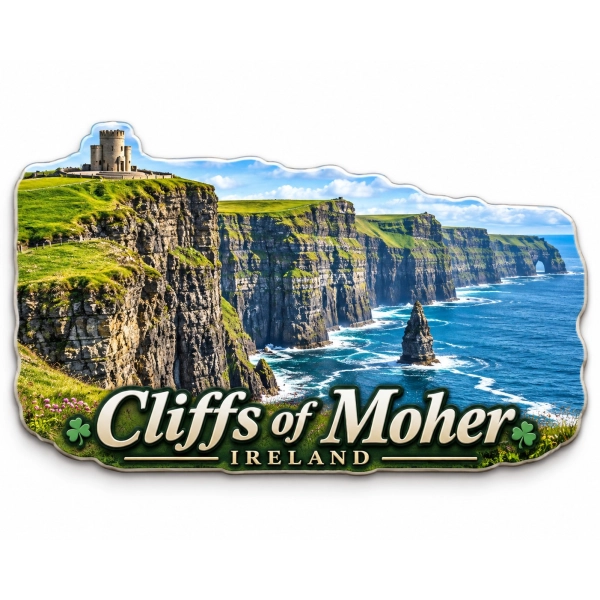 Magnes pamiątkowy z motywem Klifów Moher