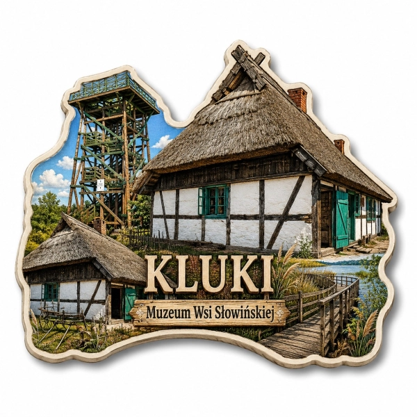 Pamiątkowy magnes Kluki
