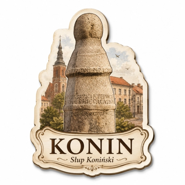 Magnes pamiątkowy Kamienny Słup – Konin
