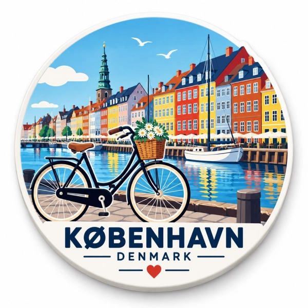 Magnes Kopenhaga – kolorowe kamienice