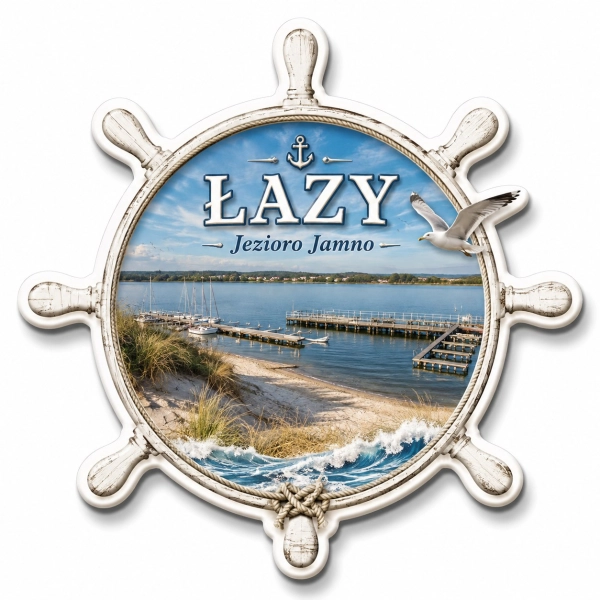 Magnes pamiątkowy Łazy