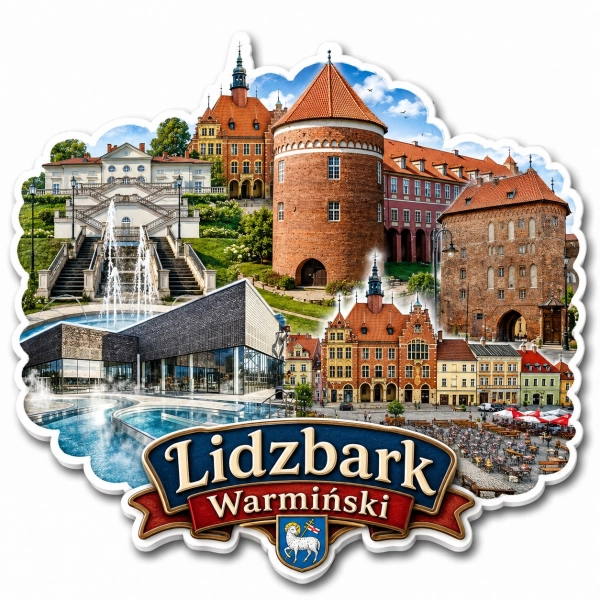Magnes pamiątkowy Lidzbark Warmiński