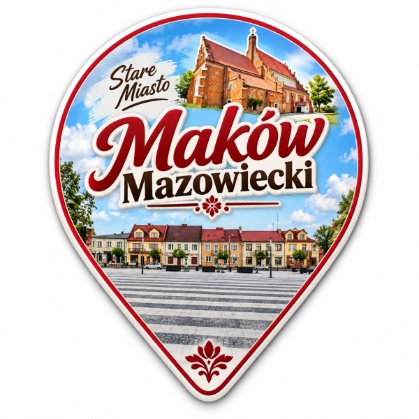 Magnes pamiątkowy Maków Mazowiecki