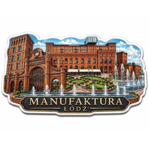 Magnes pamiątkowy Manufaktura Łódź
