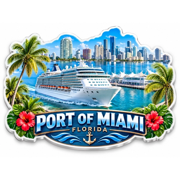 Magnes pamiątkowy Miami