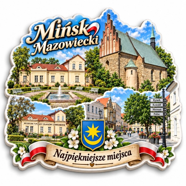 Magnes pamiątkowy Mińsk Mazowiecki