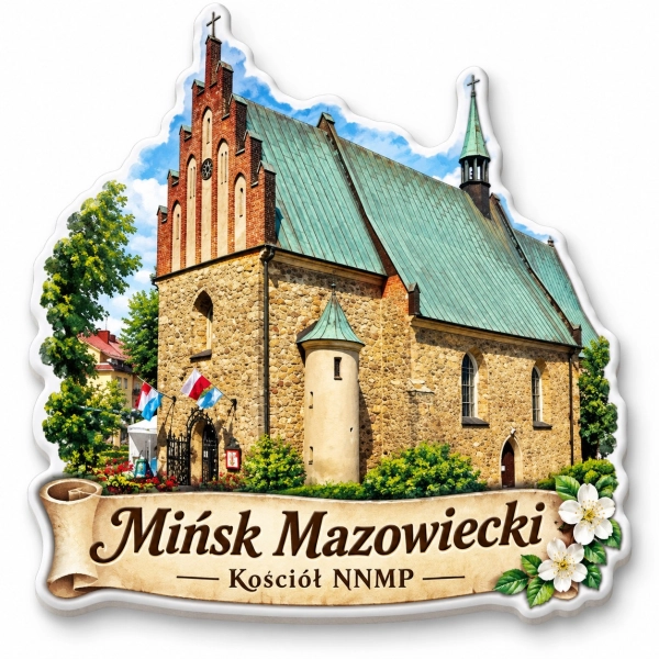 Magnes pamiątkowy Mińsk Mazowiecki