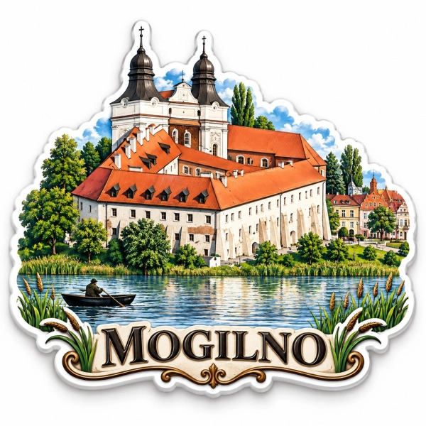 Magnes pamiątkowy Mogilno