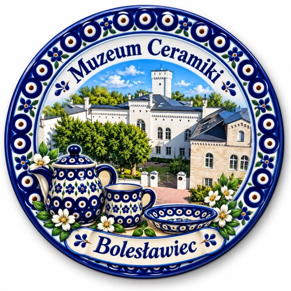 Magnes pamiątkowy Muzeum Ceramiki w Bolesławcu