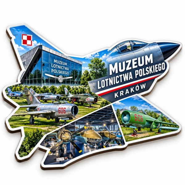 Magnes pamiątkowy Muzeum Lotnictwa Polskiego