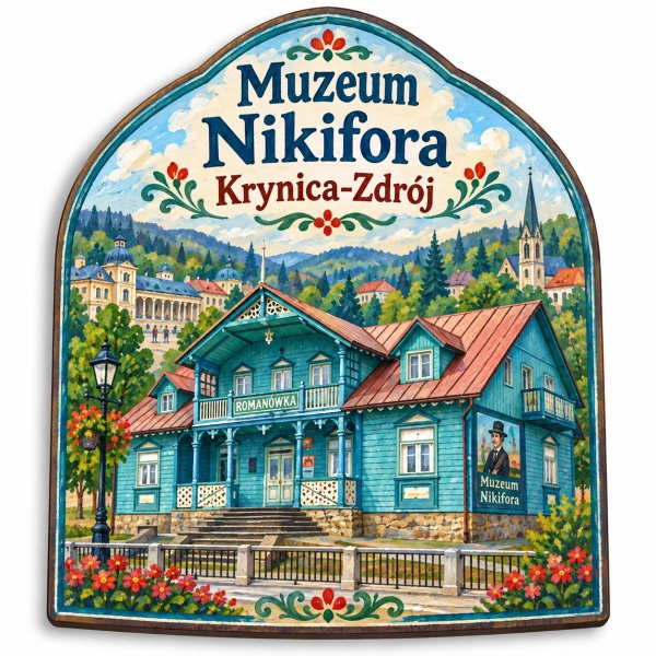 Magnes pamiątkowy Muzeum Nikifora