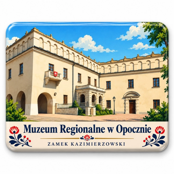 Magnes pamiątkowy Muzeum Regionalnego w Opocznie