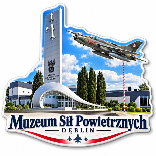 Magnes pamiątkowy Muzeum Sił Powietrznych w Dęblinie