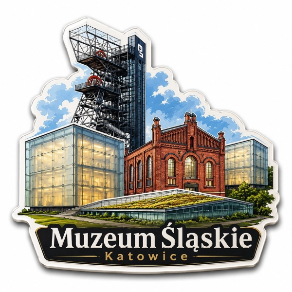 Magnes pamiątkowy Muzeum Śląskie — Katowice