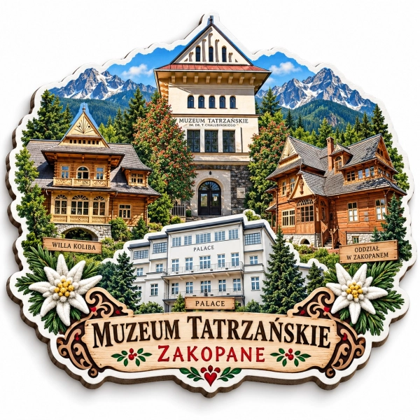 Magnes pamiątkowy Muzeum Tatrzańskie
