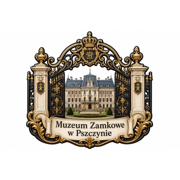 Magnes pamiątkowy Muzeum Zamkowego w Pszczynie