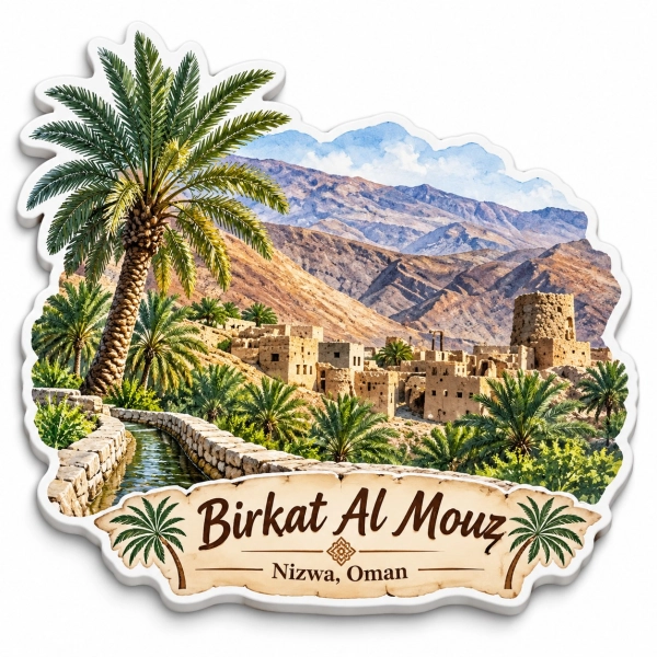 Magnes pamiątkowy Nizwa, Oman