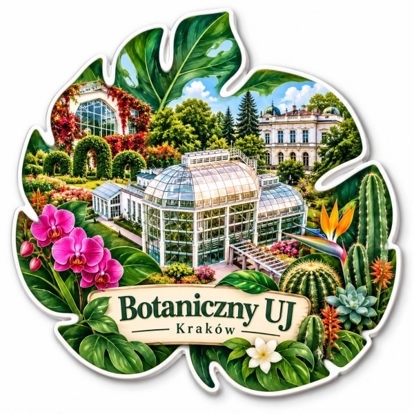 Magnes pamiątkowy Ogród Botaniczny Uniwersytetu Jagiellońskiego