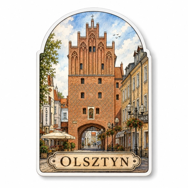 Magnes pamiątkowy Olsztyn